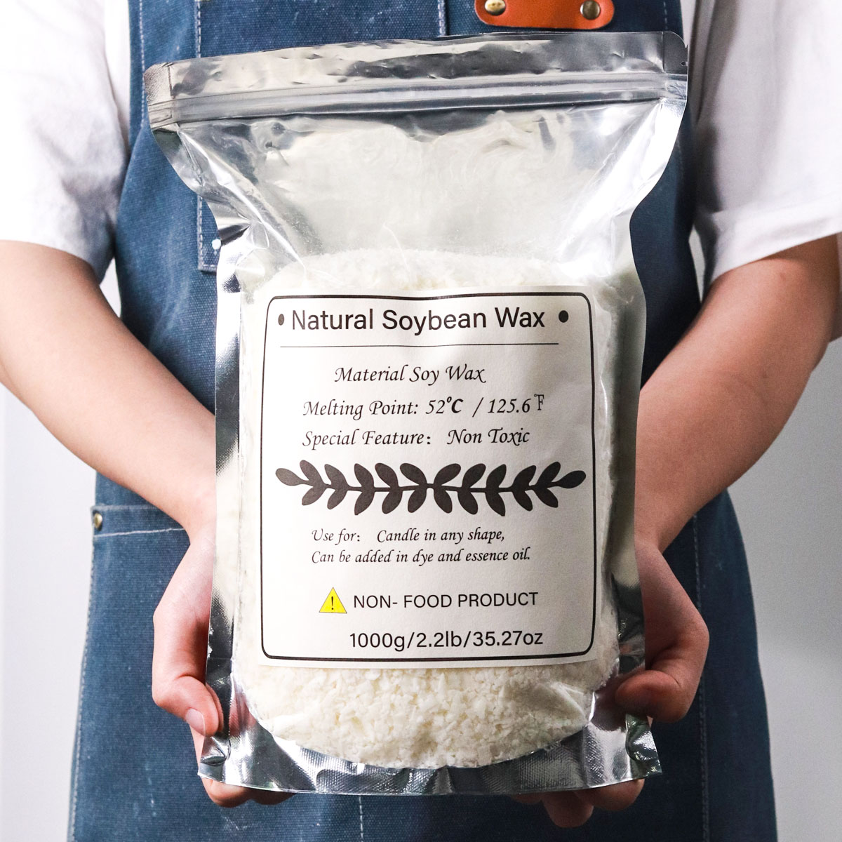Candle Making Kit Beeswax - 1KG Natural Soy Wax Granular Scented