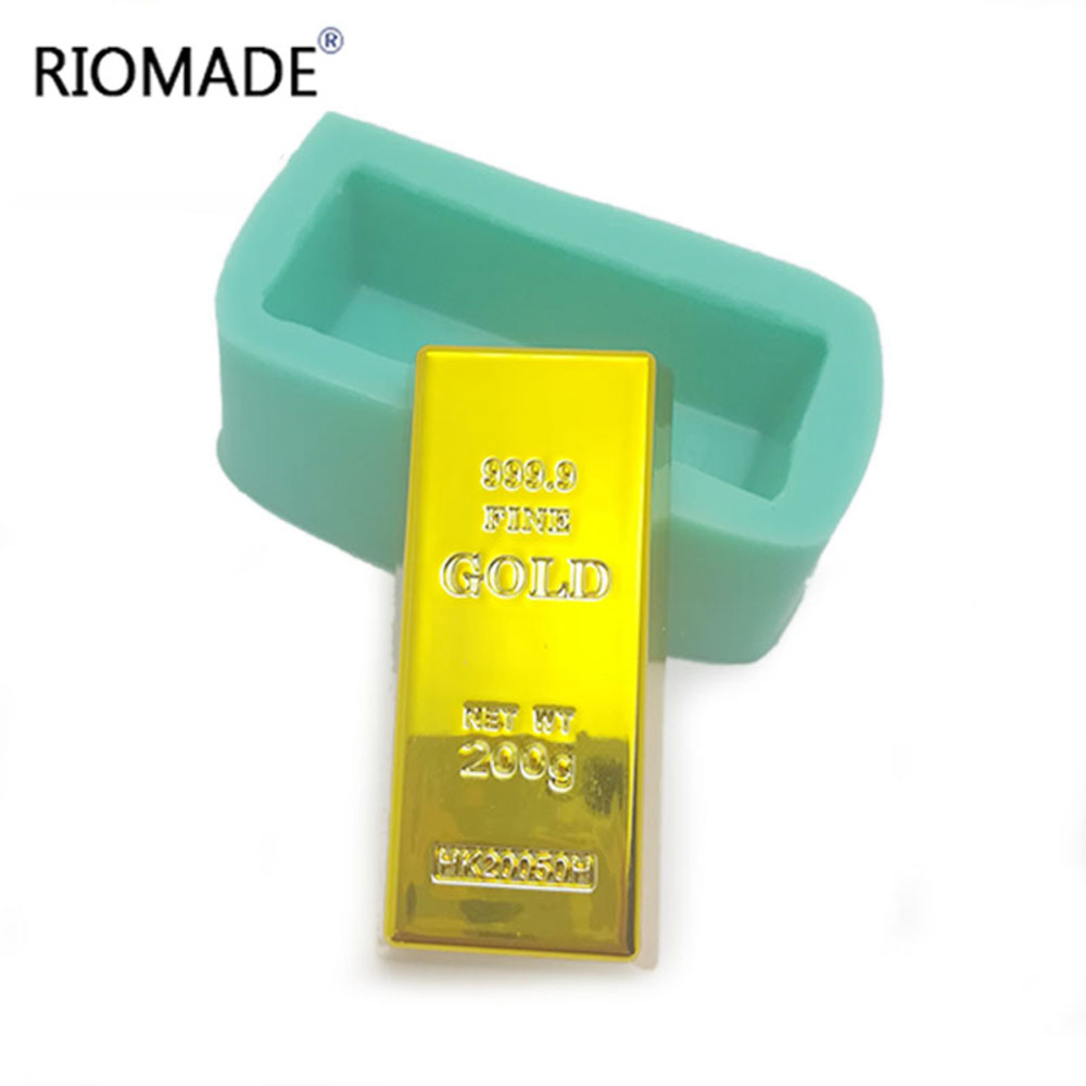 Gold Brick Shape Silicone Mold - Candle Mold Silicone 评论和价格