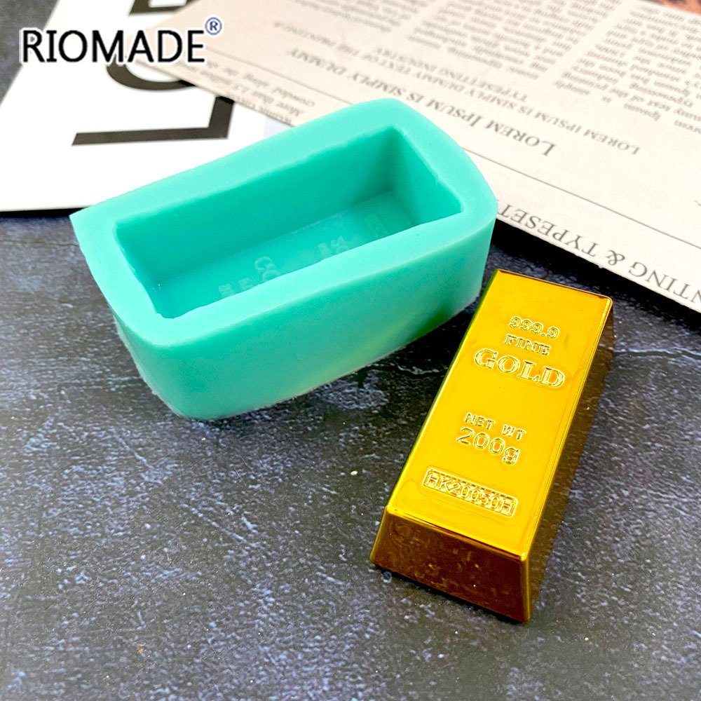 Gold Brick Shape Silicone Mold - Candle Mold Silicone 评论和价格