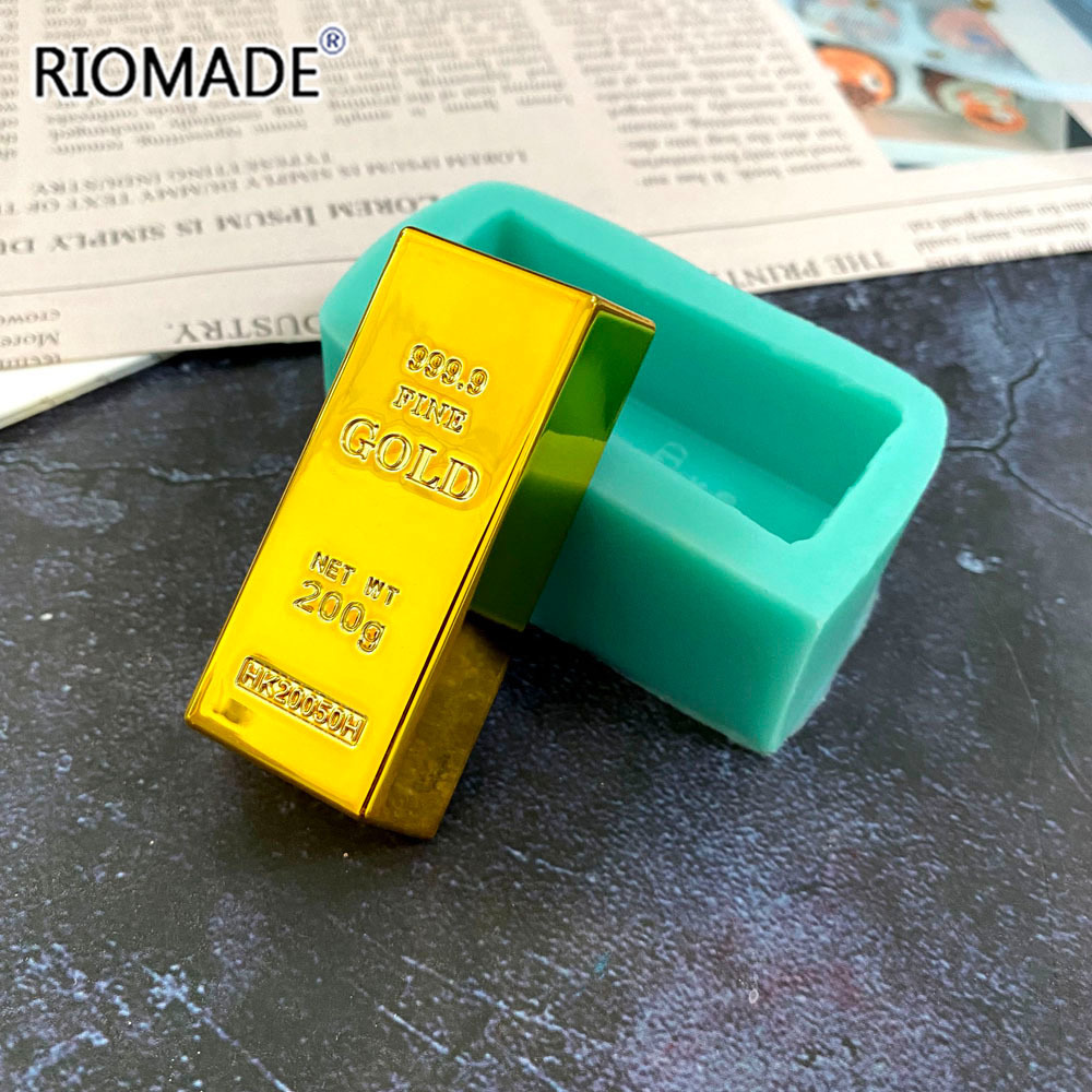 Gold Brick Shape Silicone Mold - Candle Mold Silicone 评论和价格