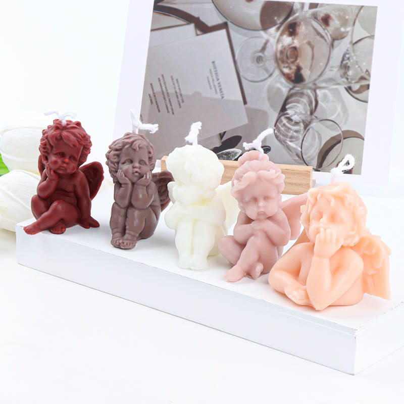 3D Lovely Angel Kids Candle Si - Candle Making For Kids 评论和价格