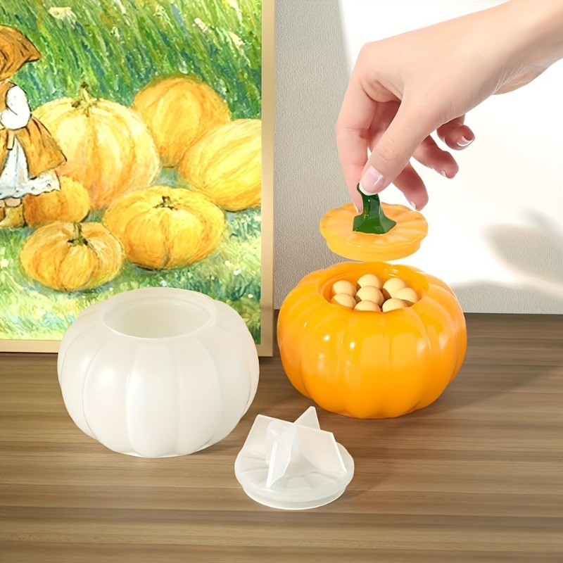 2pcs Pumpkin Jar Silicone Mold - Candle Mold Silicone 评论和价格