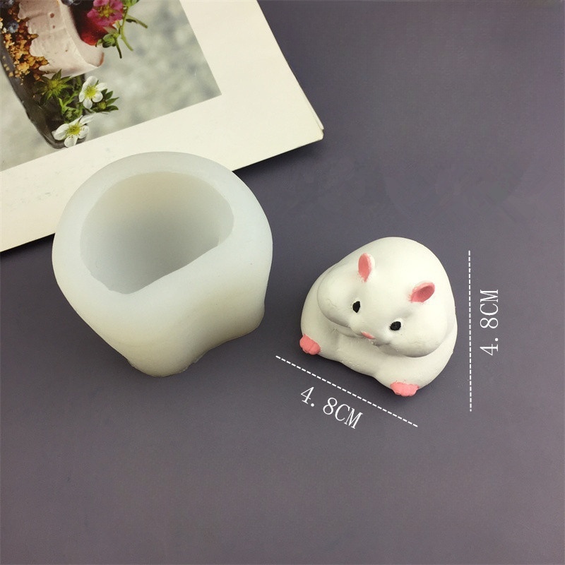 DIY Cute Hamster Mold Chocolat - Candle Mold Silicone 评论和价格