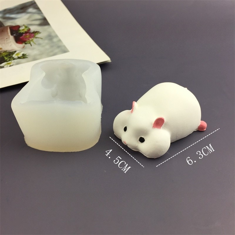DIY Cute Hamster Mold Chocolat - Candle Mold Silicone 评论和价格