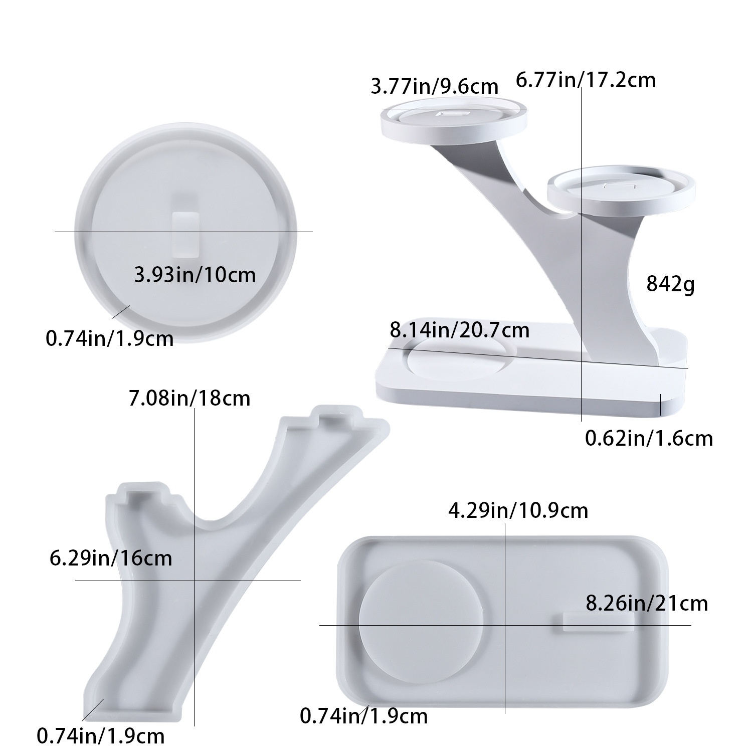 DIY epoxy resin mold candlesti - Candle Mold Silicone 评论和价格