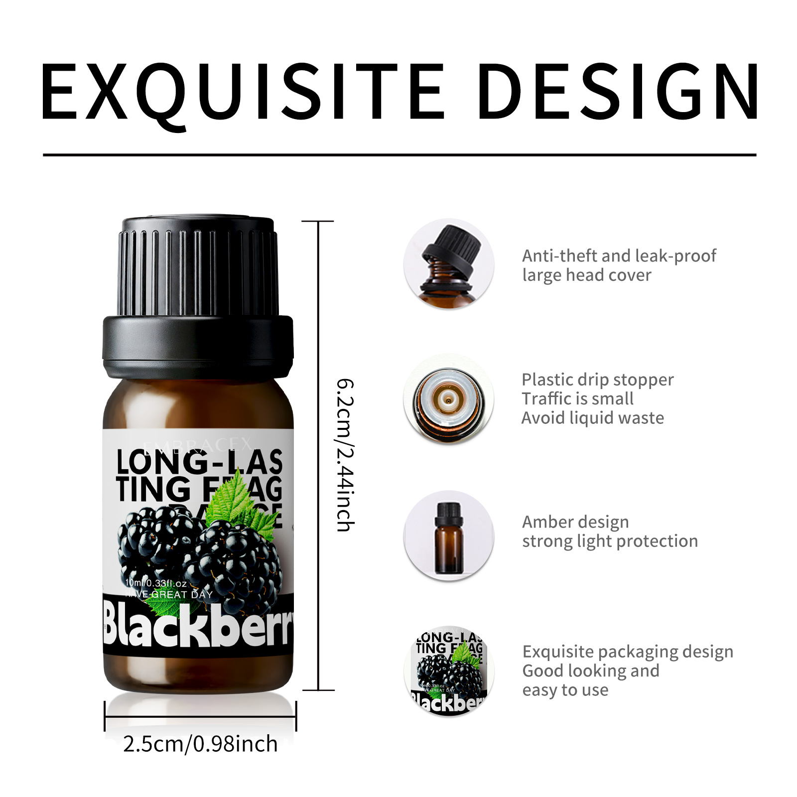 10ml Blackberry Fragrance Oils - Candle Making Oils 评论和价格