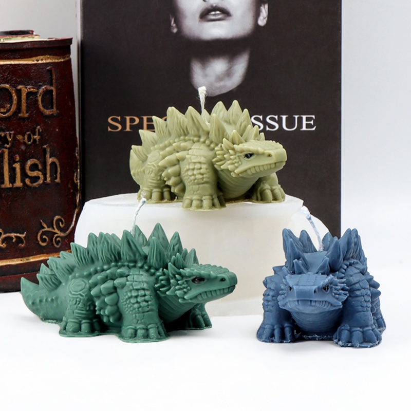3D Spiked Dinosaur Silicone Ca - Candle Making For Kids 评论和价格