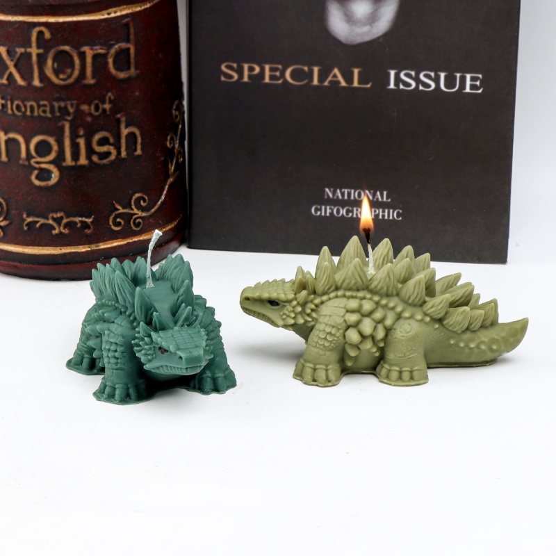3D Spiked Dinosaur Silicone Ca - Candle Making For Kids 评论和价格