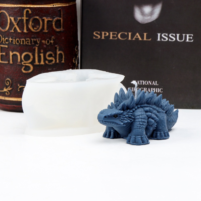 3D Spiked Dinosaur Silicone Ca - Candle Making For Kids 评论和价格