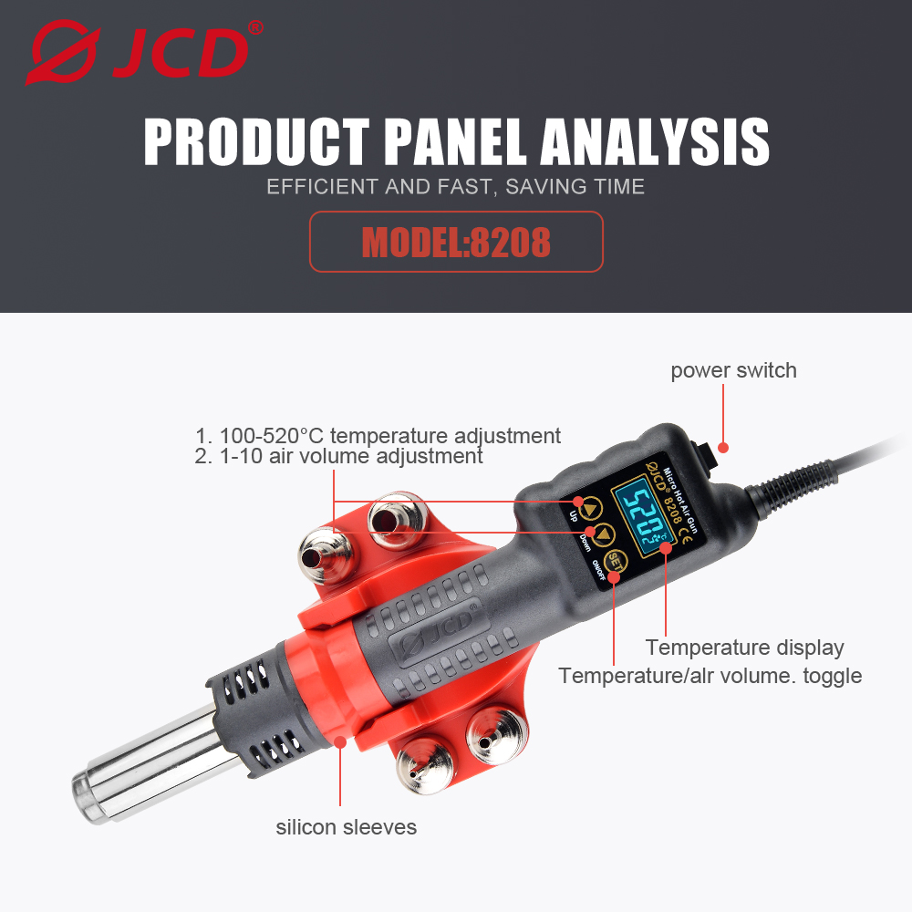 JCD 750W Micro Heat Gun Rework - Heat Gun Embossing 评论和价格