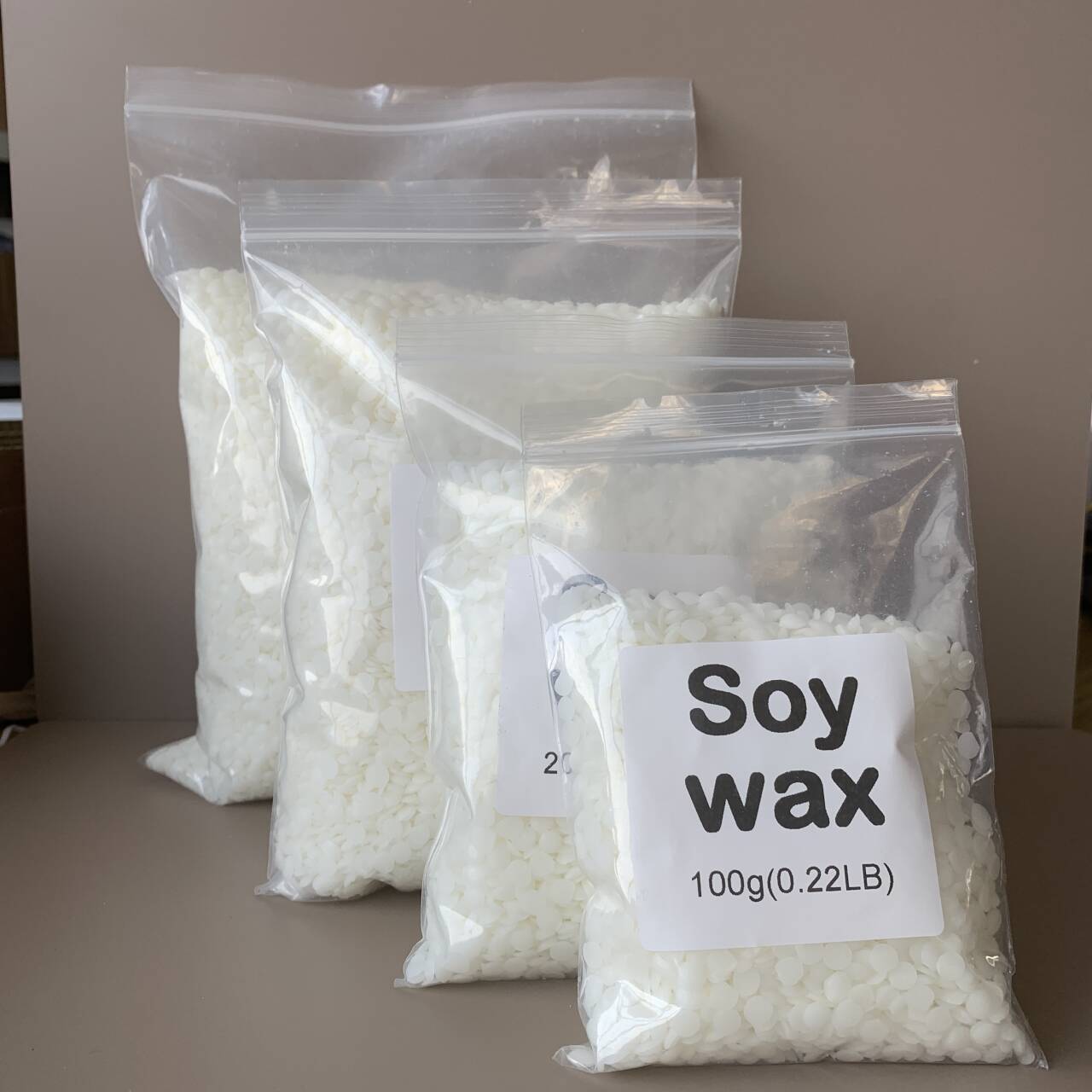 50g-1000g 100% natural Soy Wax - Candle Making Kit Beeswax 评论和价格
