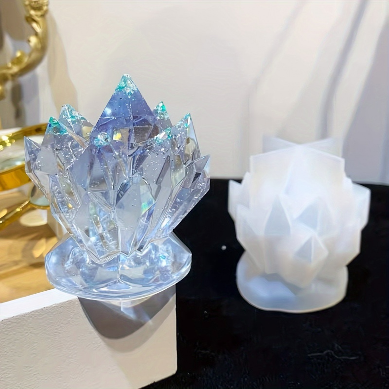 1pcCrystal Cluster Decorative  - Candle Mold Silicone 评论和价格