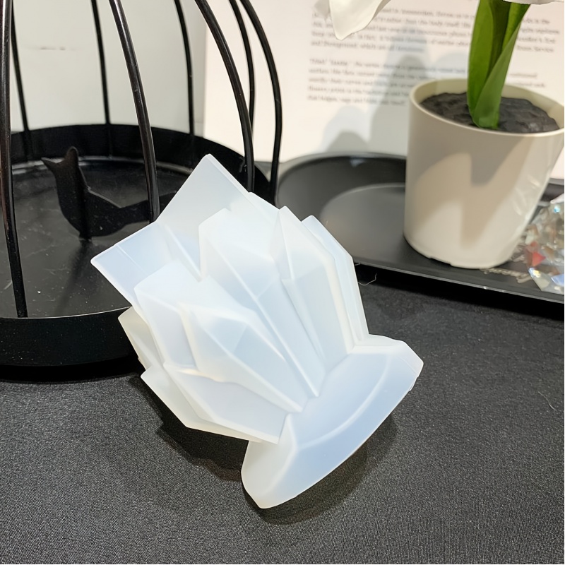 1pcCrystal Cluster Decorative  - Candle Mold Silicone 评论和价格
