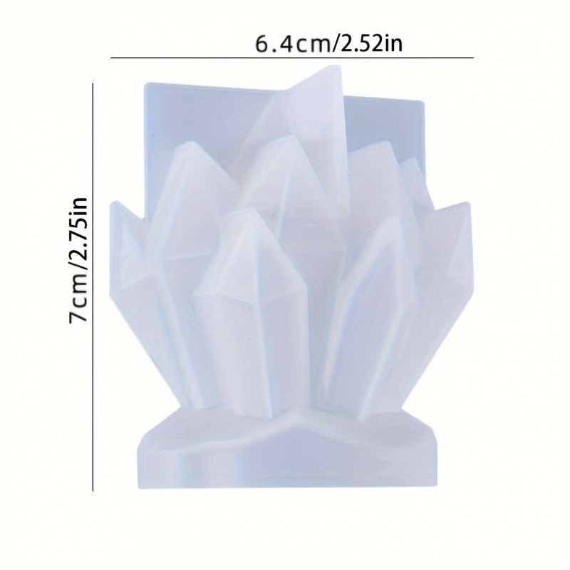 1pcCrystal Cluster Decorative  - Candle Mold Silicone 评论和价格