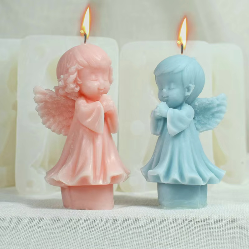 Winged Angel Silicone Candle M - Candle Making For Kids 评论和价格