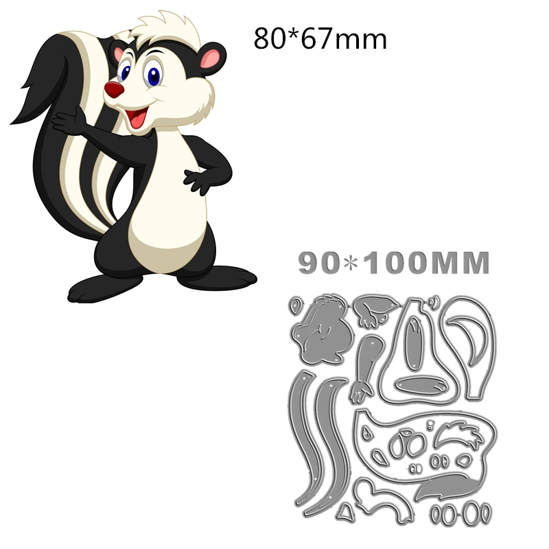 New Cartoon Skunk Boys Metal C - Candle Making For Kids 评论和价格