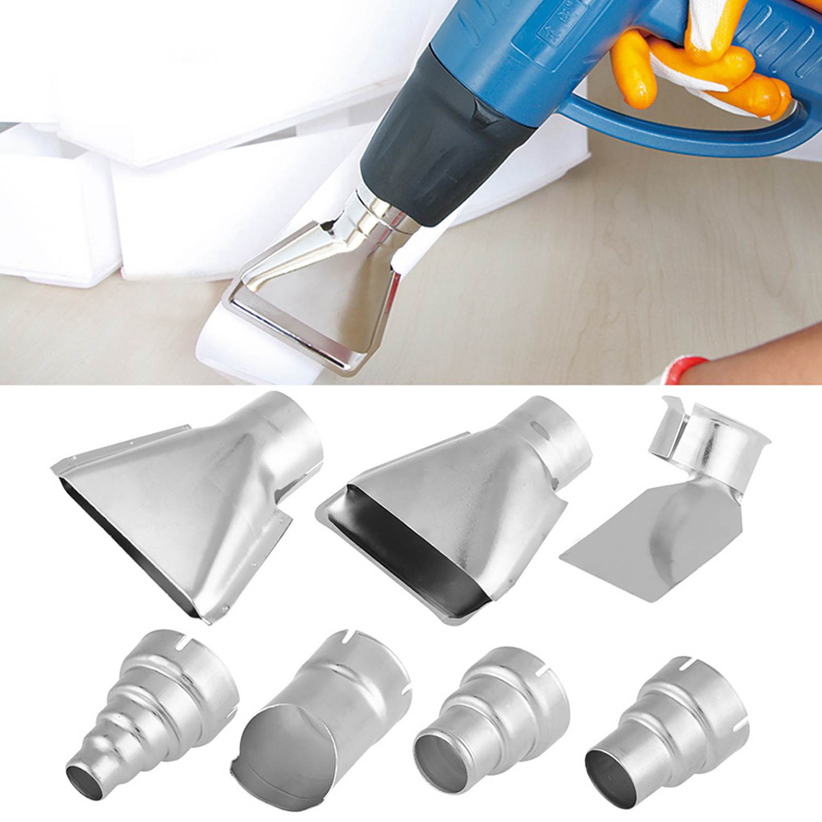 7pcs Heat Gun Nozzles Kit - 35 - Heat Gun Embossing 评论和价格