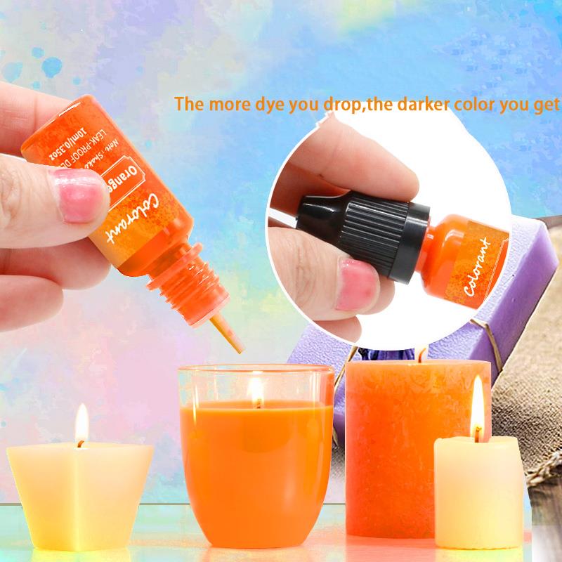 20 Colors 10ml Candle Wax Pigm - Candle Making Kit Beeswax 评论和价格