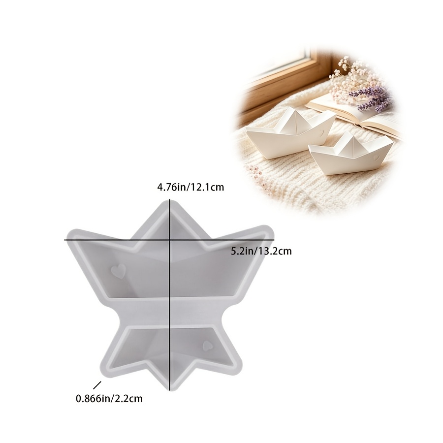 1/2 pc for with Two Hearts, Pa - Candle Mold Silicone 评论和价格